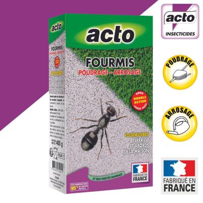 ACTO FOURMIS POUDRE poudrage arrosage 400G