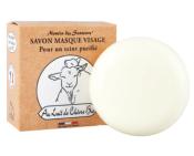 Savon masque au lait de chvre bio 100gr MOULIN DES SENTEURS