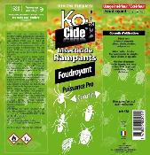 KOCIDE INSECTICIDE FOUDROYANT RAMPANTS 400ML