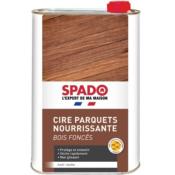 Cire nourrissante parquet bois fonc non glissant anti tche 1L SPADO