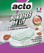 Punaise de lit + acarien plaquette 34g pour 1 lit simple ACTO