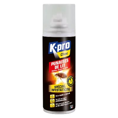 Punaise de lit aérosol diffusion continue 200ml Kpro Choc KAPO