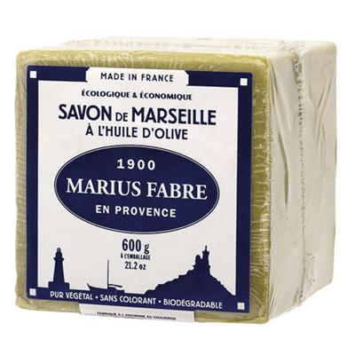 Savon de Marseille - huile olive 600 gr MARIUS FABRE