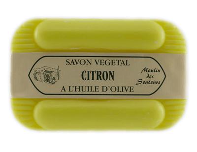 Savon vegetal naturel au Citron 250gr MOULIN DES SENTEURS