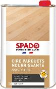 Cire nourrissantes parquets bois clairs - nourrit et protège - sèche rapidement - anti tache - non glissant - cire d'abeille - 1L SPADO