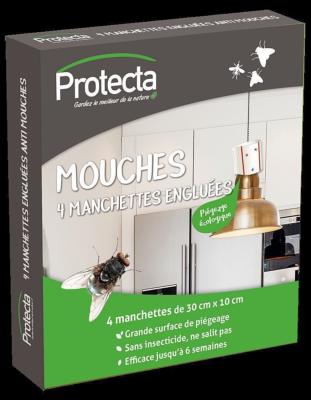 MOUCH'CLAC anti mouche engluée MANCHETTE ETUI DE 4 PROTECTA