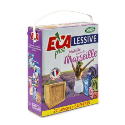 Lessive poudre Eca linge savon de Marseille 27 mesures ECA PROS