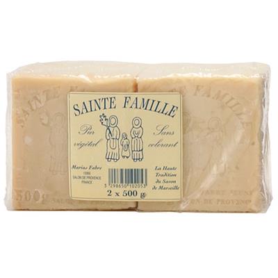 Savon de Marseille Sainte Famille 2x 500gr MARIUS FABRE