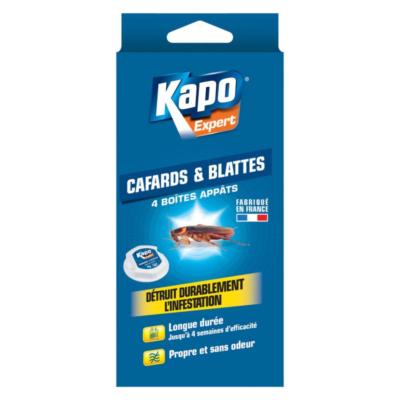 Cafards blattes boîte appât boîte de 4 Kapo expert