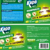 insectes Rampants poudre de diatomée 100g KAPO VERT