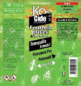 KOCIDE INSECTICIDE FOURMIS ET PUCES LAQUE 300 ML