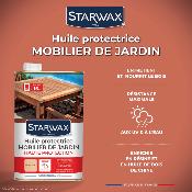 Huile protectrice mobilier de jardin teck 1L STARWAX