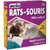 ACTO PLUS RATS SOURIS APPAT 7X20G