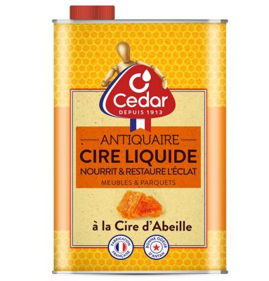 O'Cedar Cire Liquide D'Abeille Naturelle Vernis D'Entretien Meubles Et Parquets, 750ml