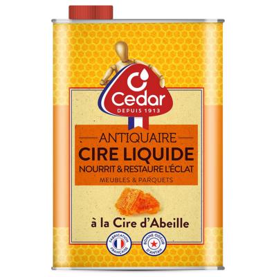 O'Cedar Cire Liquide D'Abeille Naturelle Vernis D'Entretien Meubles Et Parquets, 700ml