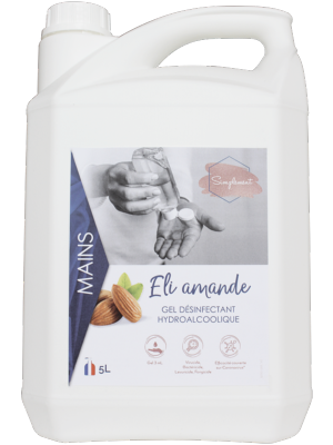 Gel hydroalcoolique Eli amande 5 litres