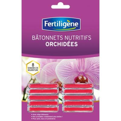 Bâtonnets nutritifs orchidées x10