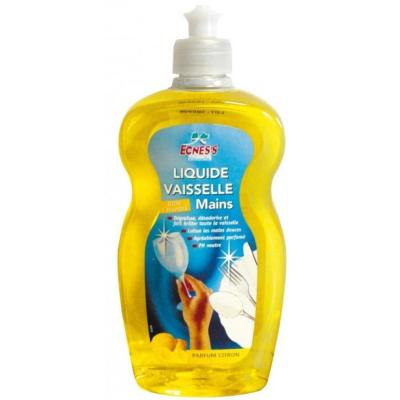 Liquide vaisselle ultra concentré biodégradable - citron - 500 ml ECNESS